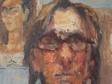 Self Portrait   oil on canvas    2002   30x25cm
