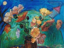 Tom's Picture with Poppies 1998