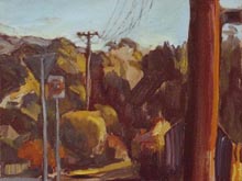 Corner Old South and Sheaff 2013 35x30cm